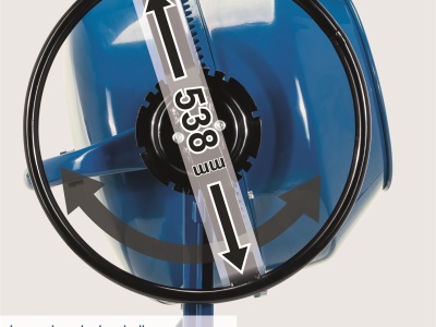 Scheppach MIX 180 - stavební míchačka na beton 180 l