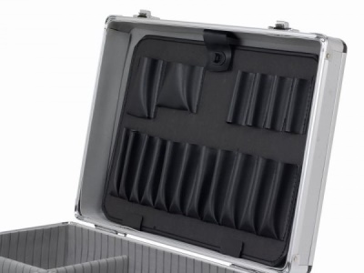 PRM10102BL - Hliníkový kufr se zámky 460x330x160 mm modrý