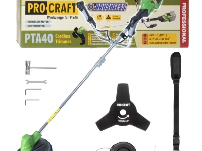 Aku křovinořez Procraft PTA40 (bez baterie a nabíječky)