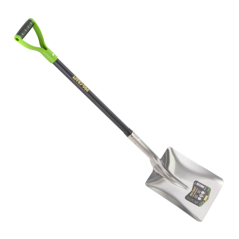 Lopata AL (2mm) rovná 24,5x115cm se sklolaminátovou násadou Procraft GAS-1150