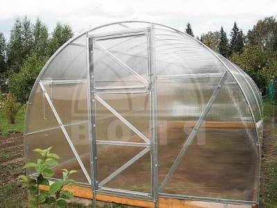 Zahradní skleník VOLYA 2DUM 8x3m PC 4 mm