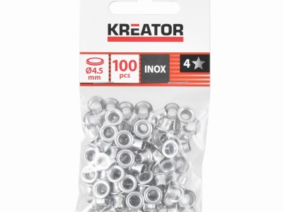 KRTH62503 - Nýtovací očka hliník 4,5mm 100ks
