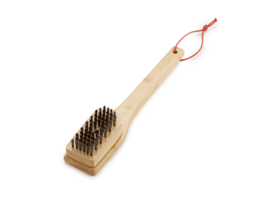 Weber Kartáč na čištění roštů s bambusovou rukojetí, 30 cm