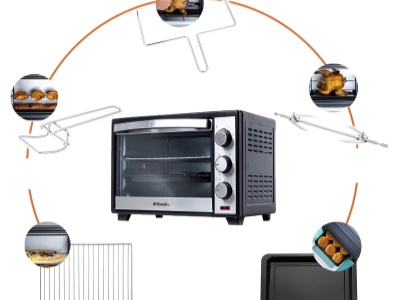 Riwall HOME PIEKARNIA - elektrická trouba 1600 W s grilem a konvekcí