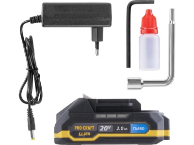 Sada aku nůžky na větve Procraft ES32Li + 2x náhradní čepele