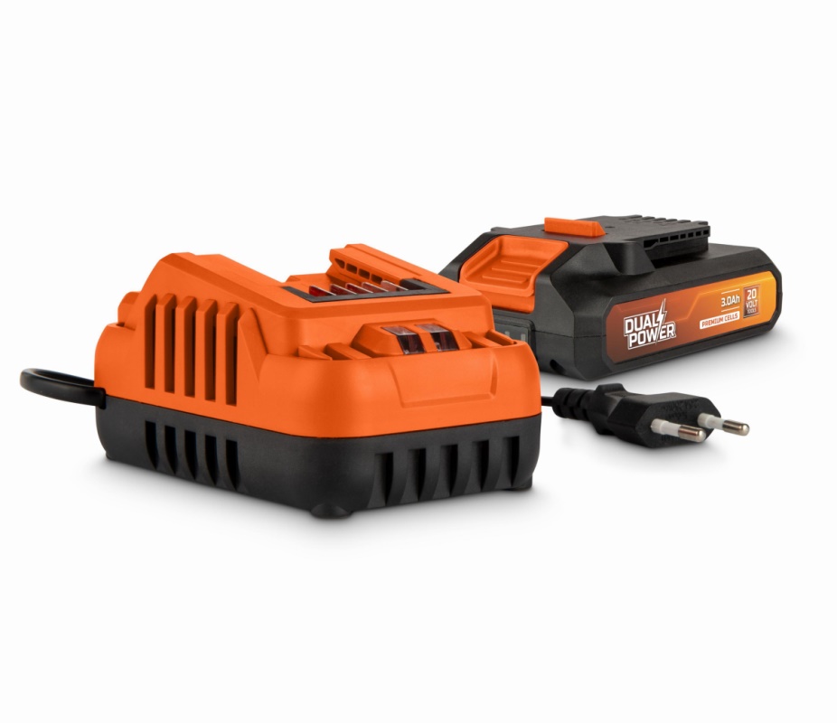 POWDP90630 - Nabíječka 20V/40V 2.0A  plus  Baterie 20V LI-ION 3,0Ah