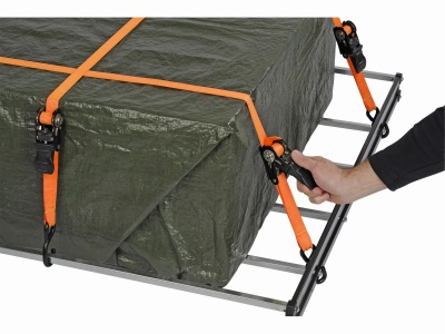 KRTH40806 - Upínací popruh ráčnový s háky 225kg / 4,5m (sada 2ks) HIGH QUALITY