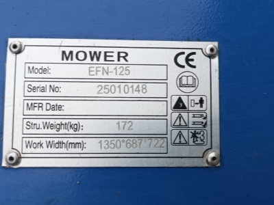 Mulčovač EFN-125 RVT