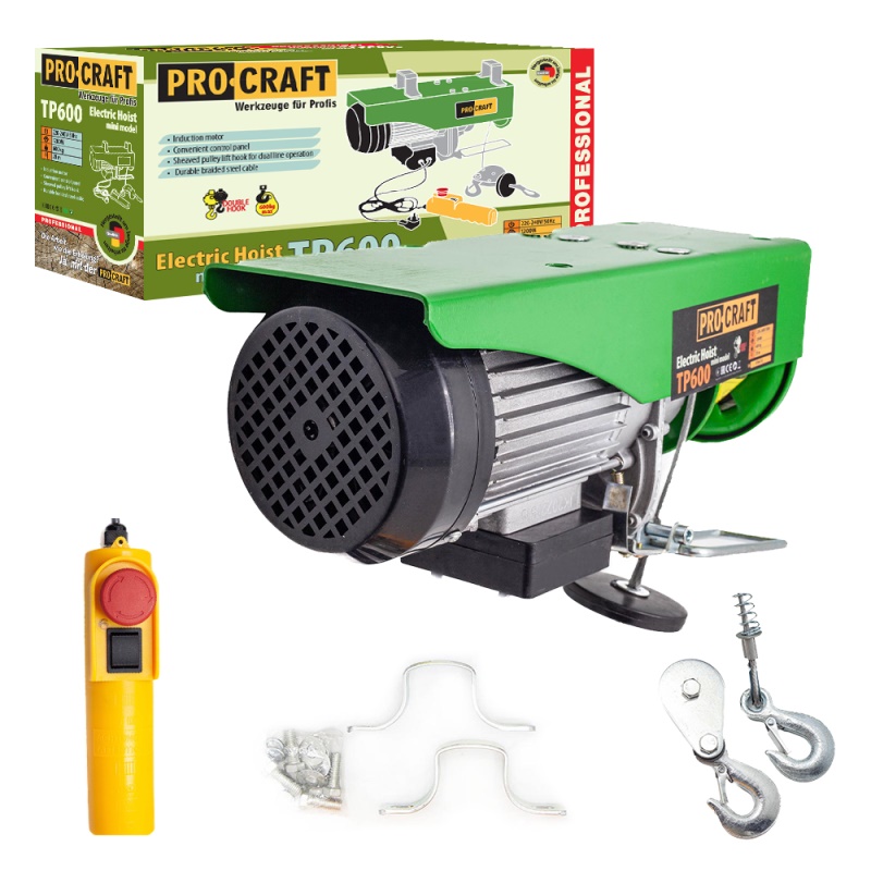 Naviják lanový elektrický Procraft TP600