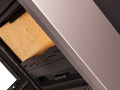 HS Flamingo ESPO II šedá - krbová kamna