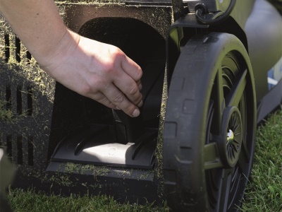 Scheppach BC-MP430-X - 2x 20 V IXES aku sekačka 4v1 s bezuhlíkovým motorem (bez baterie a nabíječky)