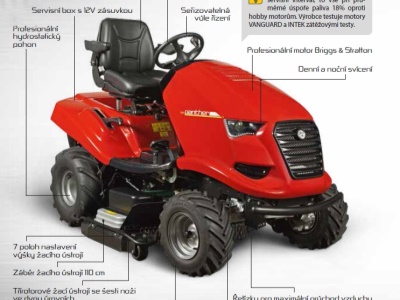 zahradní traktor Panther MU 110-23 4x4