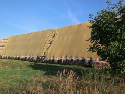 Zakrývací plachta na seno a slámu Subtex 10,4 x 25 m