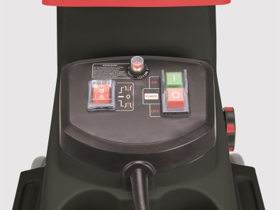 Scheppach GS 60 - elektrický válcový drtič 2800 W s transparentním boxem