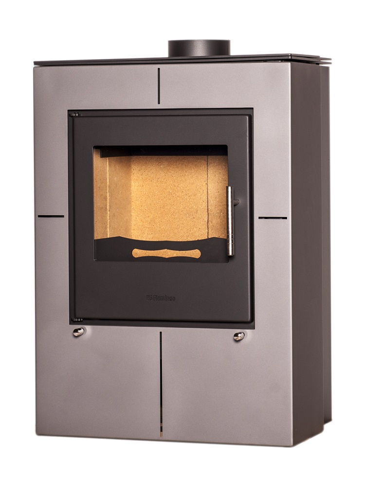 HS Flamingo Evenes šedá - krbová kamna