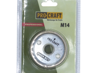 Bruska úhlová Procraft PW1050 + rychloupínací matice, 10x řezný kotouč, 2x lamelový kotouč