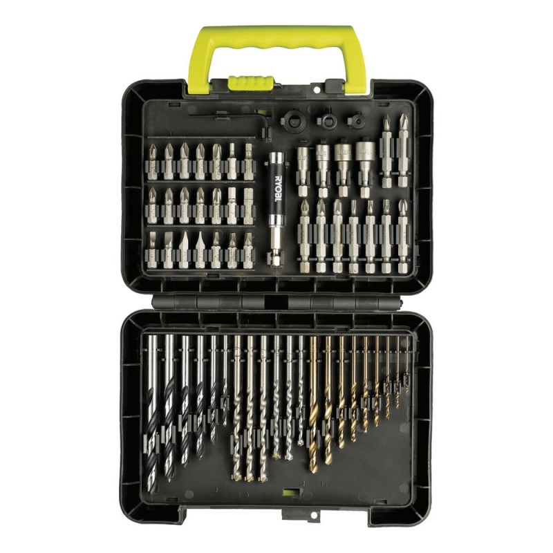 Ryobi RAK 60 DDF - 60 ks sada vrtáků a šroubovacích bitů