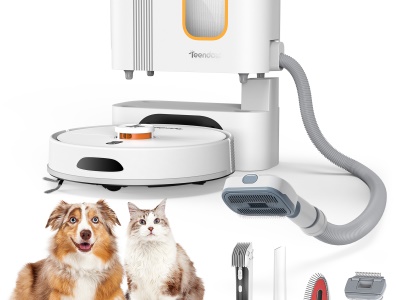 D20SMAX - Robotický vysavač Teendow 3v1 Pet Grooming Tool