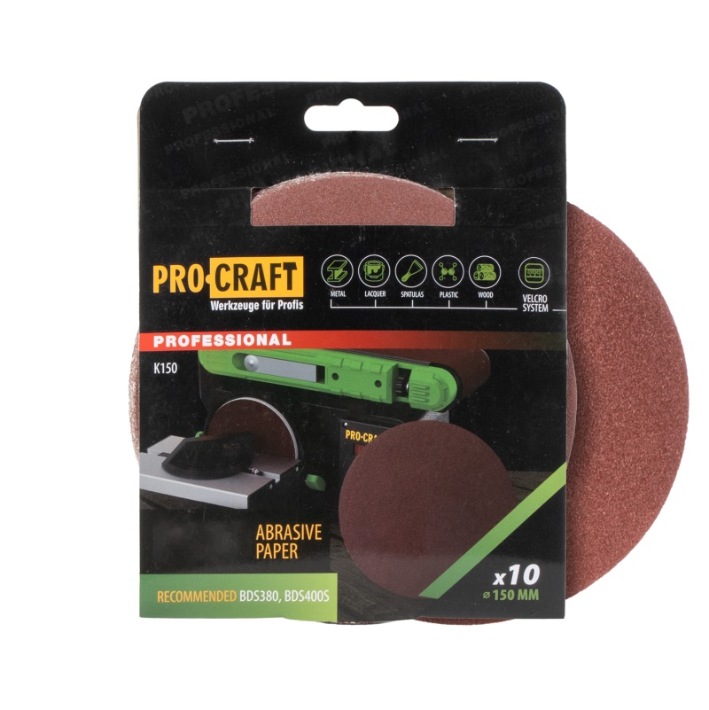 Brusný výsek (papír) 10 ks.  Procraft К150.100
