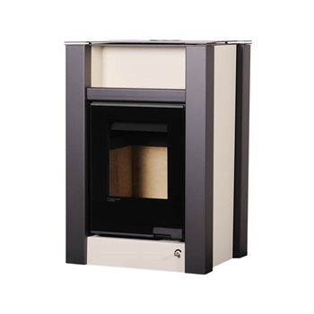 HS Flamingo LEND 11 krém - teplovzdušná krbová kamna