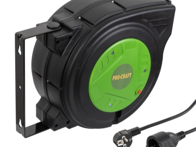 Samonavíjecí prodlužovací kabel, buben Procraft EK25N