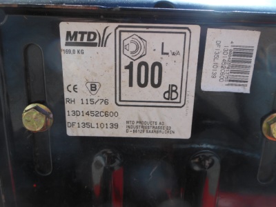 Travní traktor MTD RH 115/76 