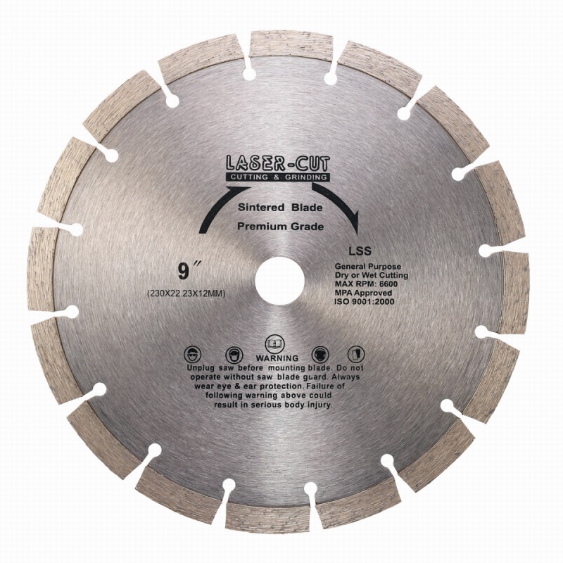 L00110 - Diamantový kotouč segmentový 230 x 22,23 x 12mm LSS