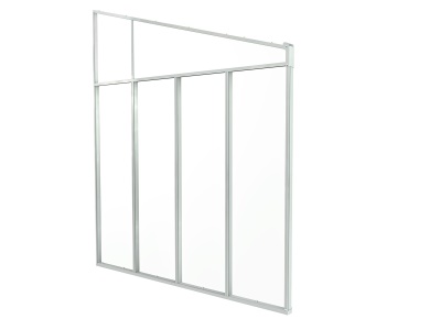 Palram - Canopia Boční stěna k pergolám Sierra / Capri (bílá)