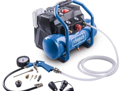 Scheppach C-ACT160/6-X - 2x20 V IXES aku bezolejový kompresor 6 l (bez baterie a nabíječky)