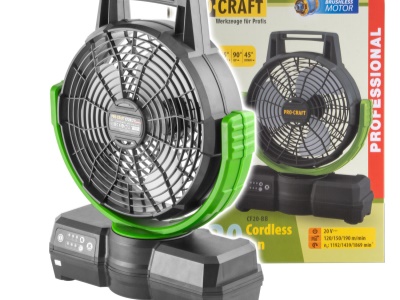 Aku ventilátor Procraft CF20 (bez baterie a nabíječky)