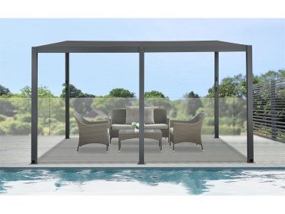 Riwall PRO RMBP 13 x 10 Anthracite - bioklimatická pergola ( 4 x 3 m )