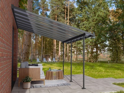 Palram - Canopia Sierra 4200 antracit 3 x 4,25 - hliníková (montovaná) pergola