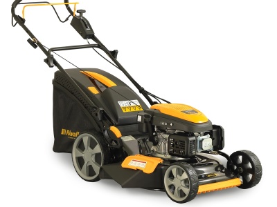 Riwall PRO RPM 5155 V PRO - multifunkční travní sekačka 4 v 1 s benzinovým motorem a variabilním pojezdem