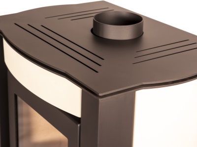 HS Flamingo Amos kremová - krbová kamna