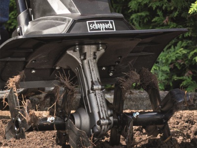 Scheppach MTE 380 - kultivátor s elektrickým motorem 1050 W