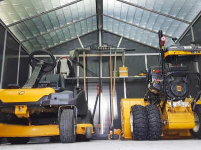 Palram - Canopia Yukon 11' x 9' antracit - heavy duty prostorný domek s možností dalšího rozšíření (základní modul)
