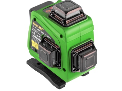 Laser zelený liniový, křížový samonivelační Procraft LE-4G