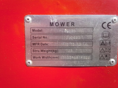 Mulčovač nožový 105 