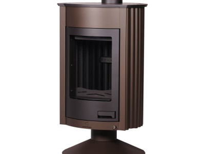 HS Flamingo MEDIE II hnědá - samet - krbová kamna