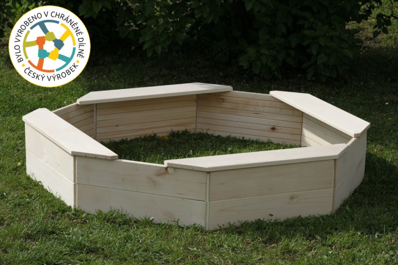 T-wood  Pískoviště osmihranné