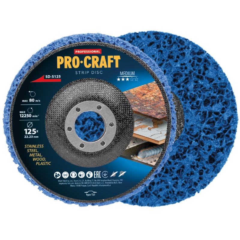 Kotouč brusný Clean & Strip Procraft SD-S125