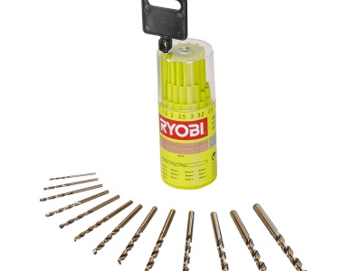 Ryobi RAK13HSS - 13 ks sada HSS-G vrtáků