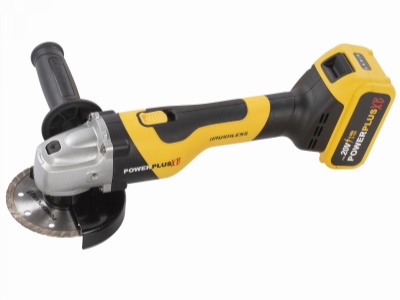 POWXB20030 - Aku úhlová bruska 115mm 20V 2bat 4,0Ah  plus  8ks přísl