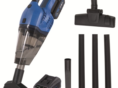 Scheppach C-HVC150-X-SET S - 20 V IXES aku ruční/podlahový vysavač + 2Ah baterie + nabíječka 2,4 A