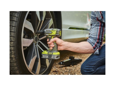 Ryobi R18IW7-0 - aku bezuhlíkový rázový utahovák ONE+ (bez baterie a nabíječky)