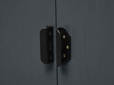 Riwall PRO RMSP 9x8 Anthracite LUX - zahradní domek kovový 2,4 x 2,8 m s pultovou střechou antracit