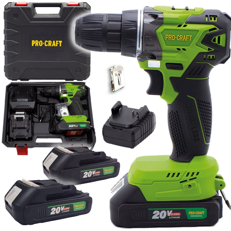 Aku vrtací šroubovák Procraft PA20BL