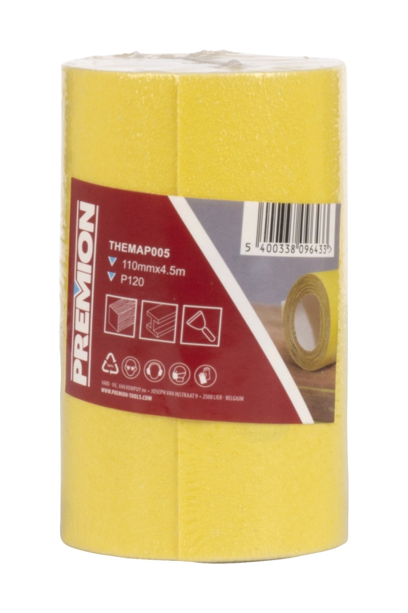 THEMAP005 - Role brusného papíru 4,5m x 110mm G120