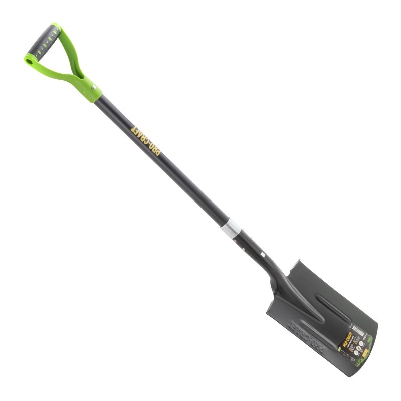 Rýč rovný 18x115cm kovaný se sklolaminátovou násadou s ocelovou výztuhou Procraft GDS-1150