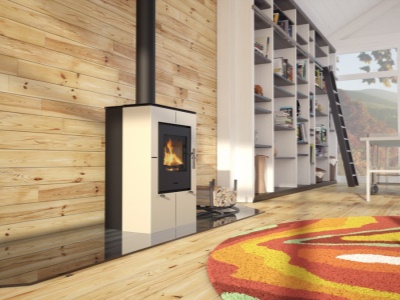 HS Flamingo Evenes kremová - krbová kamna